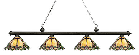 Z-Lite Riviera 4 Light Island/Billiard Light 200-4GB-Z14-37