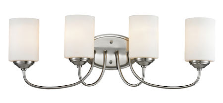 Z-Lite Cardinal 4 Light Vanity Light 434-4V-BN