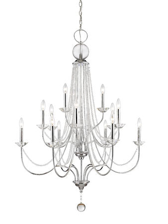 Z-Lite Serenade 15 Light Crystal Chandelier 429-15-CH