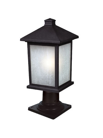 Z-Lite Holbrook Outdoor Post Light 507PHM-533PM-BK