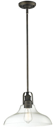 Z-Lite Forge 1 Light Pendant 323-13MP-VB