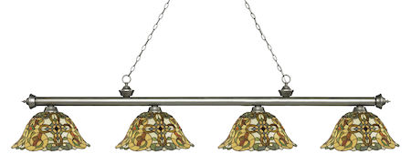 Z-Lite Riviera 4 Light Island/Billiard Light 200-4AS-R14A