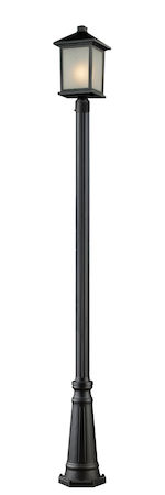 Z-Lite Holbrook Outdoor Post Light 507PHB-519P-BK