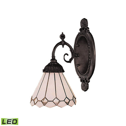 Mix-N-Match 1 Light LED Wall Sconce In Tiffany Bronze