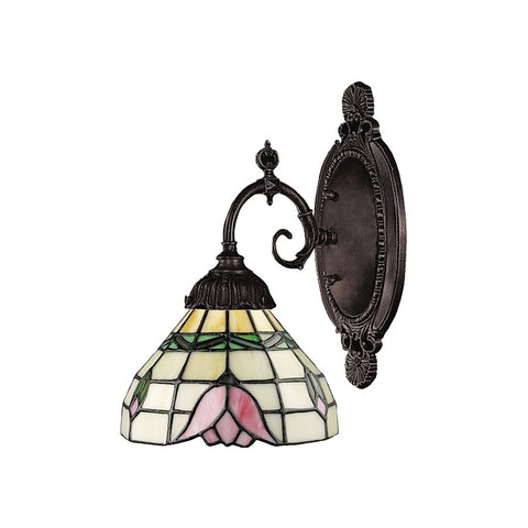 Mix-N-Match 1 Light Wall Sconce In Tiffany Bronze