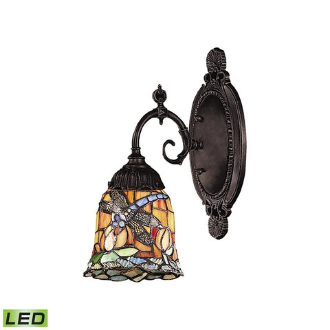 Mix-N-Match 1 Light LED Wall Sconce In Tiffany Bronze