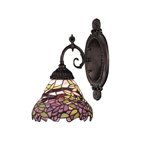 Mix-N-Match 1 Light Wall Sconce In Tiffany Bronze