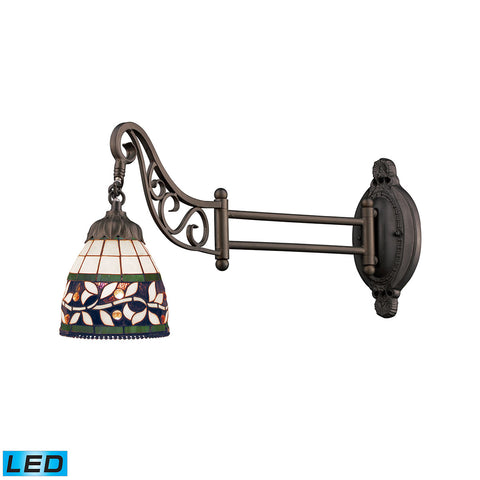Mix-N-Match 1 Light LED Swingarm In Tiffany Bronze