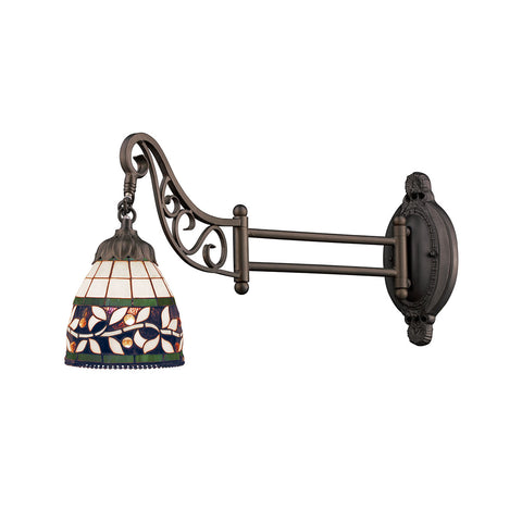 Mix-N-Match 1 Light Swingarm In Tiffany Bronze