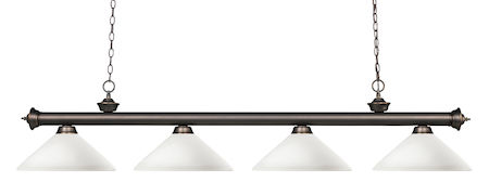 Z-Lite Riviera 4 Light Billiard Light 200-4OB-AMO14