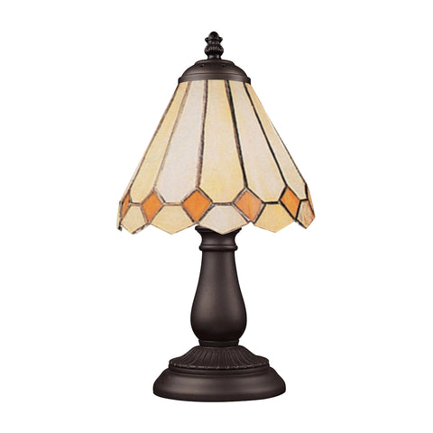 Mix-N-Match 1 Light Table Lamp In Tiffany Bronze