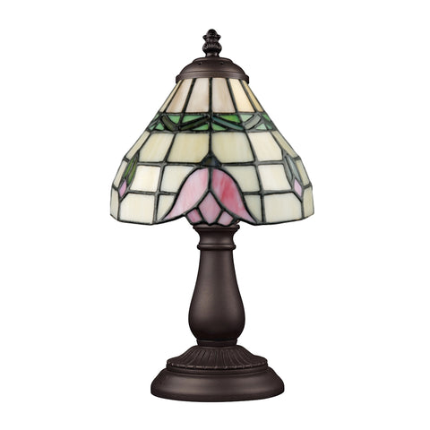 Mix-N-Match 1 Light Table Lamp In Tiffany Bronze