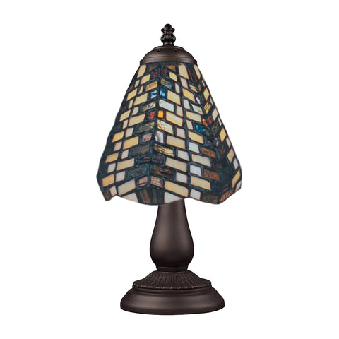 Mix-N-Match 1 Light Table Lamp In Tiffany Bronze