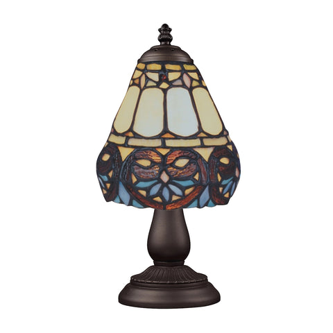 Mix-N-Match 1 Light Table Lamp In Tiffany Bronze