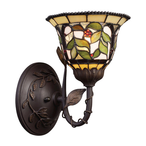 Latham 1 Light Wall Sconce In Tiffany Bronze