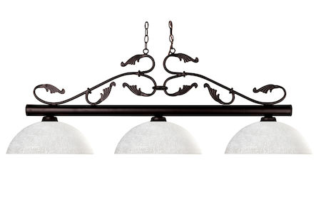 Z-Lite Bourbon 3 Light Billiard Light 140BRZ-DWL14