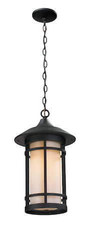 Z-Lite Woodland Outdoor Chain Light 527CHB-BK