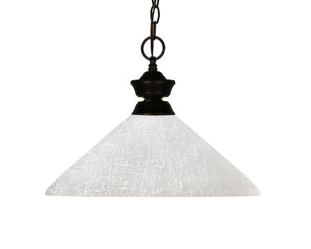 Z-Lite Challenger 1 Light Pendant 100701BRZ-AWL14