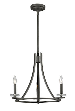 Z-Lite Verona 3 Light Chandelier 2010-3C-BRZ