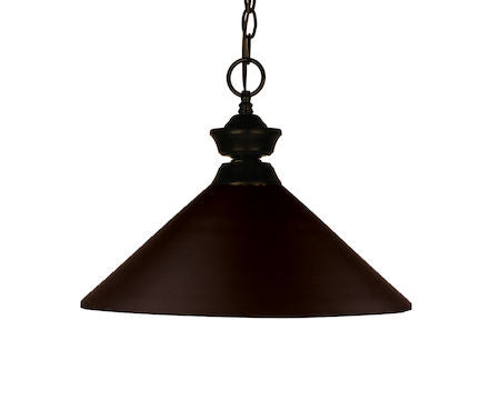 Z-Lite Shooter 1 Light Pendant 100701BRZ-MBRZ