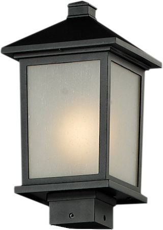 Z-Lite Holbrook Outdoor Post Light 537PHM-BK