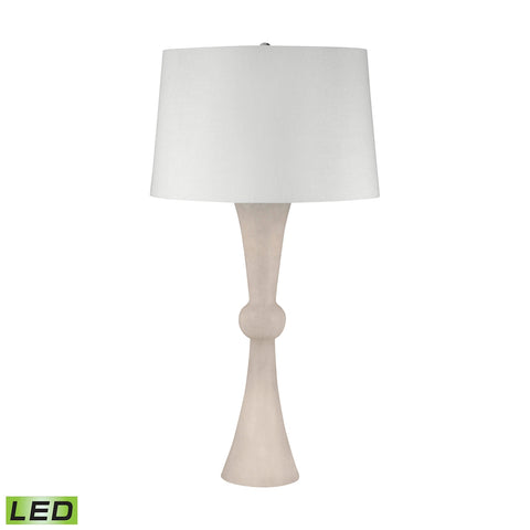 Alabaster Hour Glass LED Table Lamp