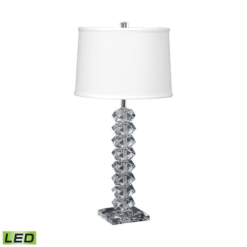 Diamond Cut Crystal LED Table Lamp