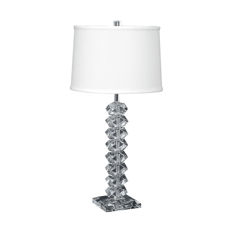 Diamond Cut Crystal Table Lamp