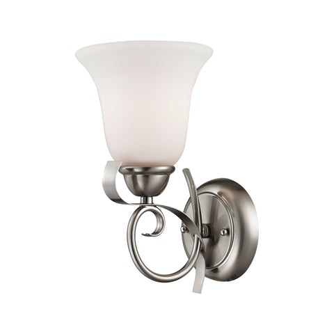 Brighton 1 Light EEF Wall Sconce In Brushed Nickel