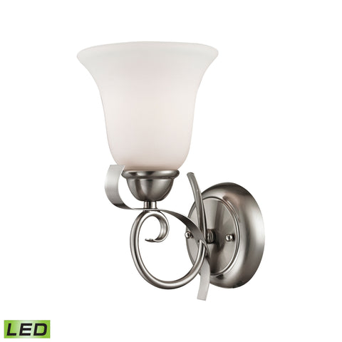 Brighton 1 Light LED Wall Sconce In Brushed Nickel