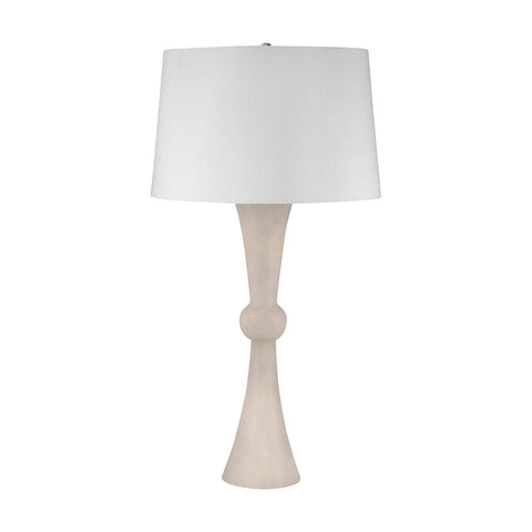 Alabaster Hour Glass Table Lamp