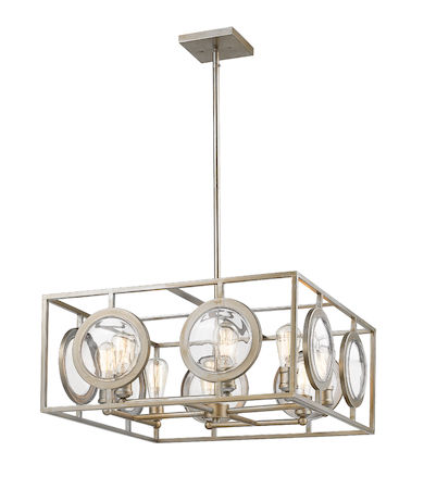 Z-Lite Port 8 Light Pendant 448-24AS