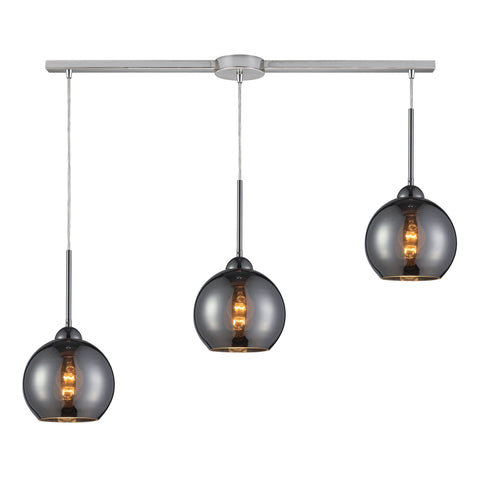 Cassandra 3 LED Light Pendant In Polished Chrome