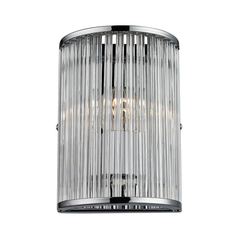 Braxton 1 Light Wall Sconce In Polished Nickel