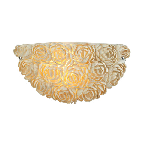 Shells 1 Light Wall Sconce In Polished Chrome