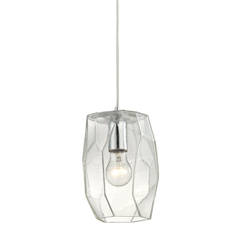 Geometrics 1 Light Pendant In Polished Chrome