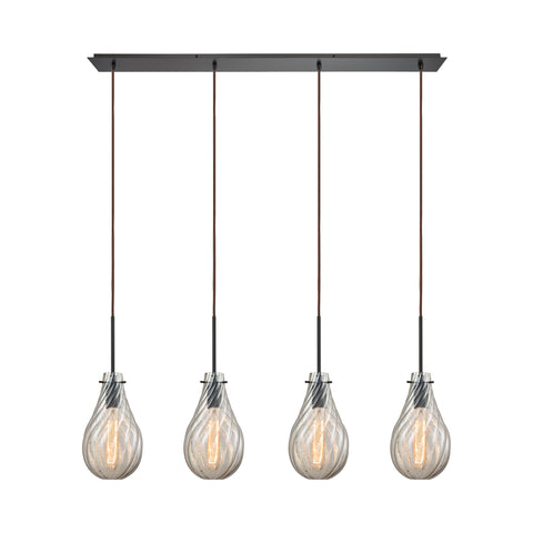 Cirrus 4 Light Pendant In Oil Rubbed Bronze