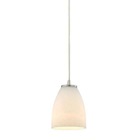 Sandstorm 1 Light Pendant In Satin Nickel
