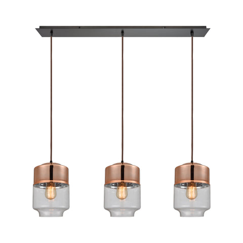 Revelo 3 Light Pendant In Oil Rubbed Bronze