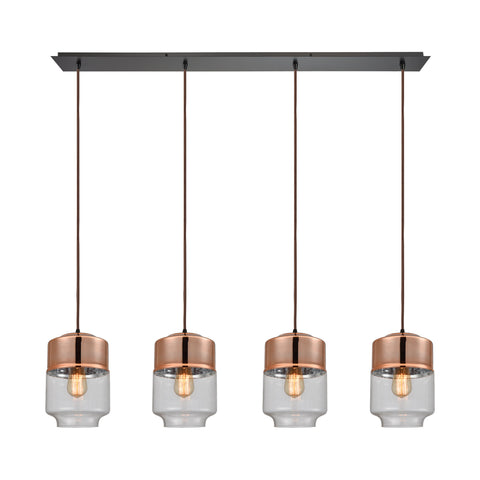 Revelo 4 Light Pendant In Oil Rubbed Bronze