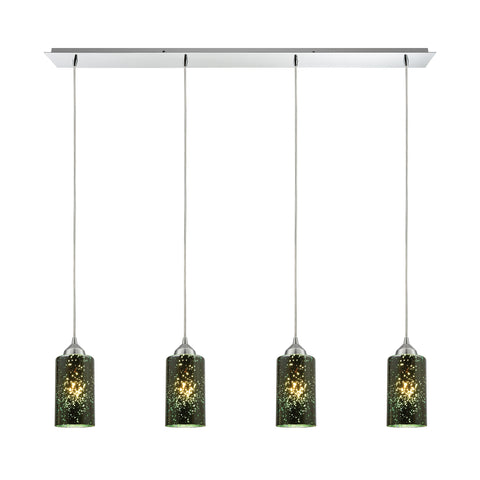 Illusions 4 LED Light Pendant In Polished Chrome