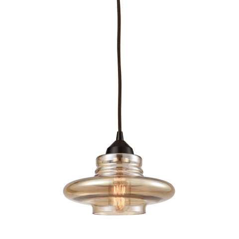 Orbital 1 Light Pendant In Oil Rubbed Bronze