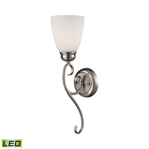 Chatham 1 Light LED Sconce In Brushed Nickel