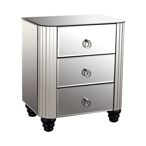 Deco Mirror 3-Drawer Chest