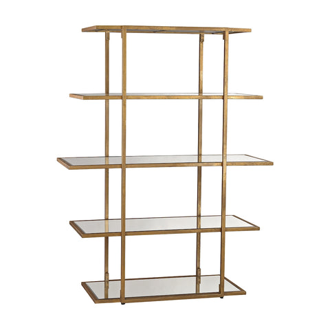 Diamond Gold Leaf Frame Shelf