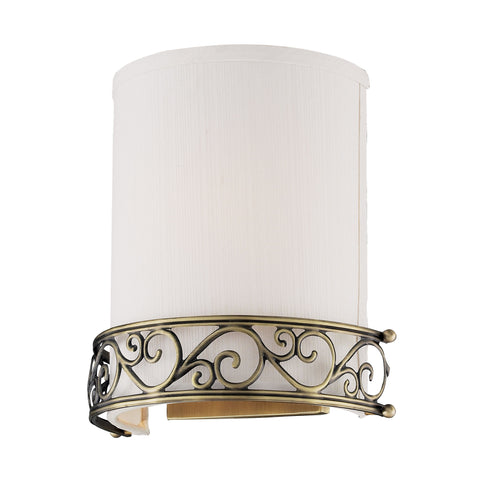 Abington 1 Light Wall Sconce In Antique Brass