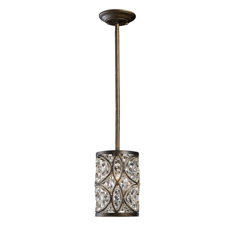 Amherst 1 Light Pendant In Antique Bronze
