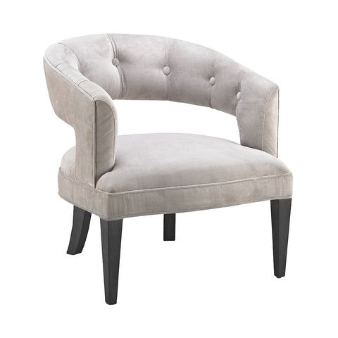 Gracie Parke Chair In Black And Silver