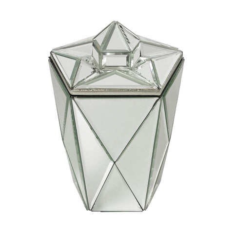 Mirrored Jewel Canister