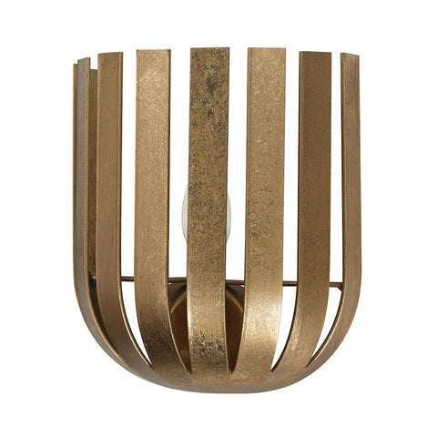 Olympia Wall Sconce In Gold Leaf